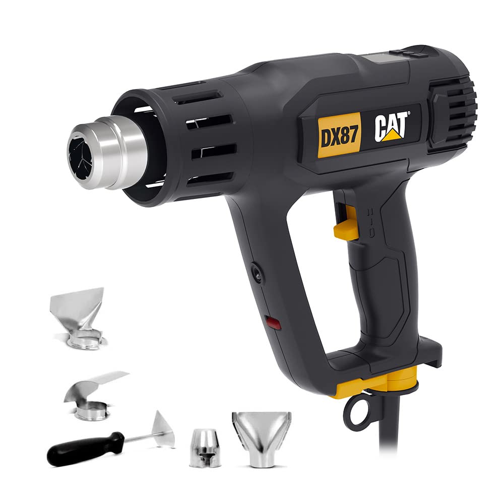 CAT DX87 2000Watt Digital Anzeige Profi Heißluftpistole + 5 Stück Zubehör