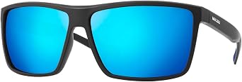 MAXJULI Polarized Big Sunglasses for Men Women with Big Heads UV 400 Protection 8125