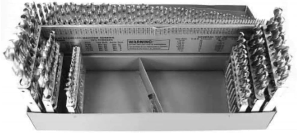 47 Pc Set Wire Brad Point Drill Regular Length #1-#47