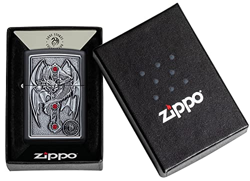Zippo Anne Stokes Gothic Guardian Emblem Encendedor de Bolsillo miniatura 6