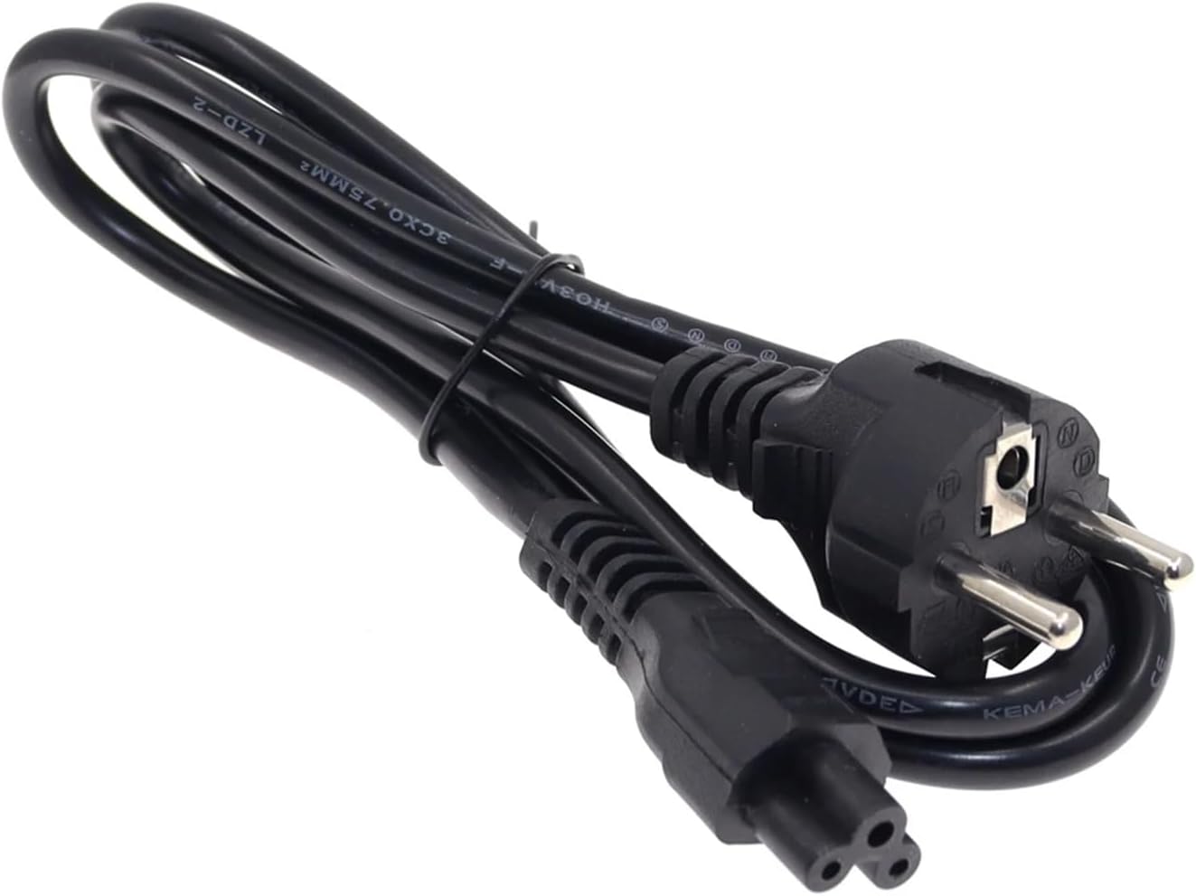 2-pin to IEC C5 Power Cord AC Adapter, 1.5m