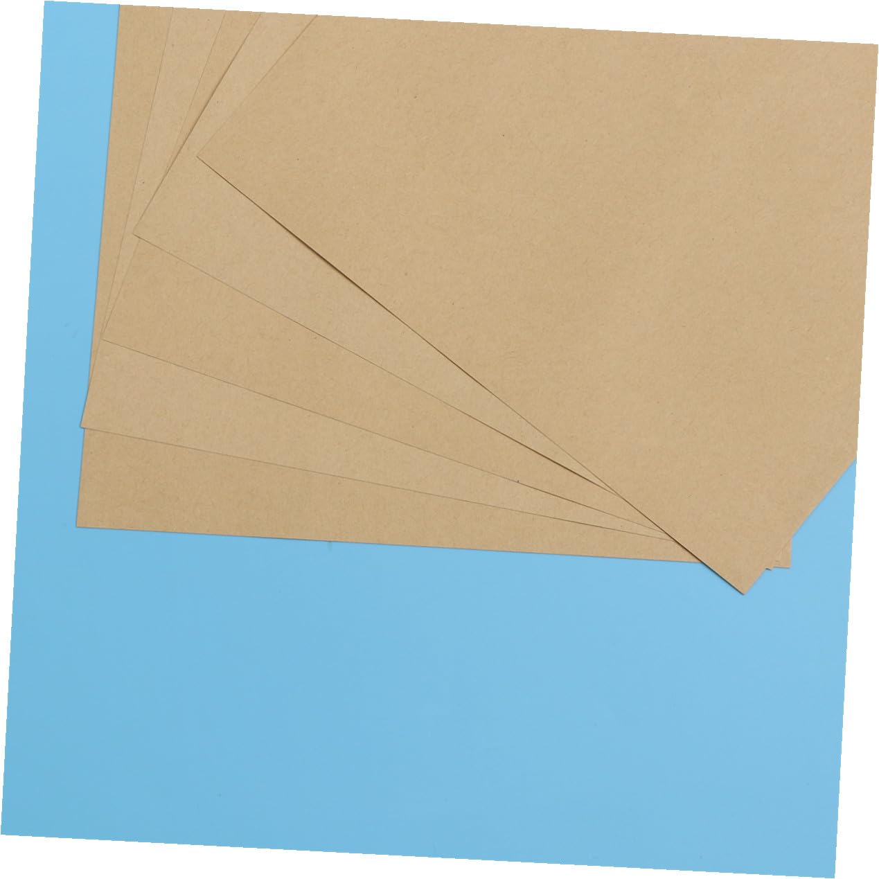 100 Blatt Kraftpapier Vintage Briefpapier Blanko Retro Schreibpapier zum Basteln DIY Briefumschläge Geschenkpapier Braunes Papier Dickes Papier Drucken