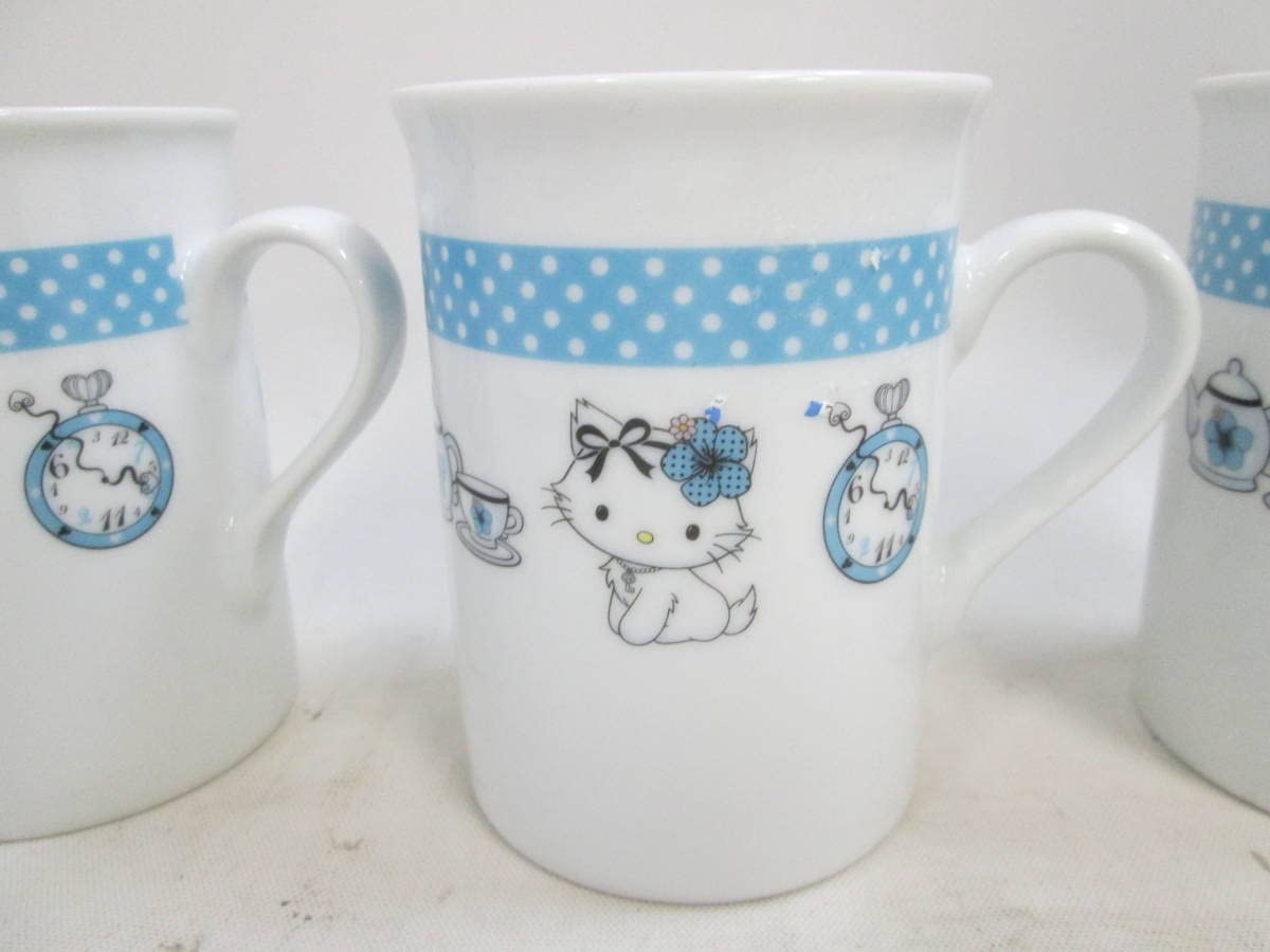 Amazon.co.jp: チャーミーキティ 食器セット 皿 マグカップ 5個