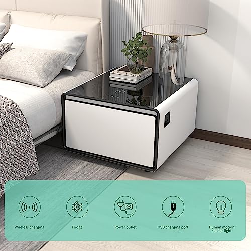 Generic 1- Modern Smart Side Table With Built-In Fridge thumb #1