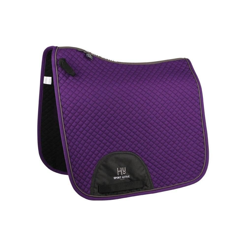 Hy Sport Active - Tapis de selle pour chevaux DRESSAGE (Poney) (Violet royal)