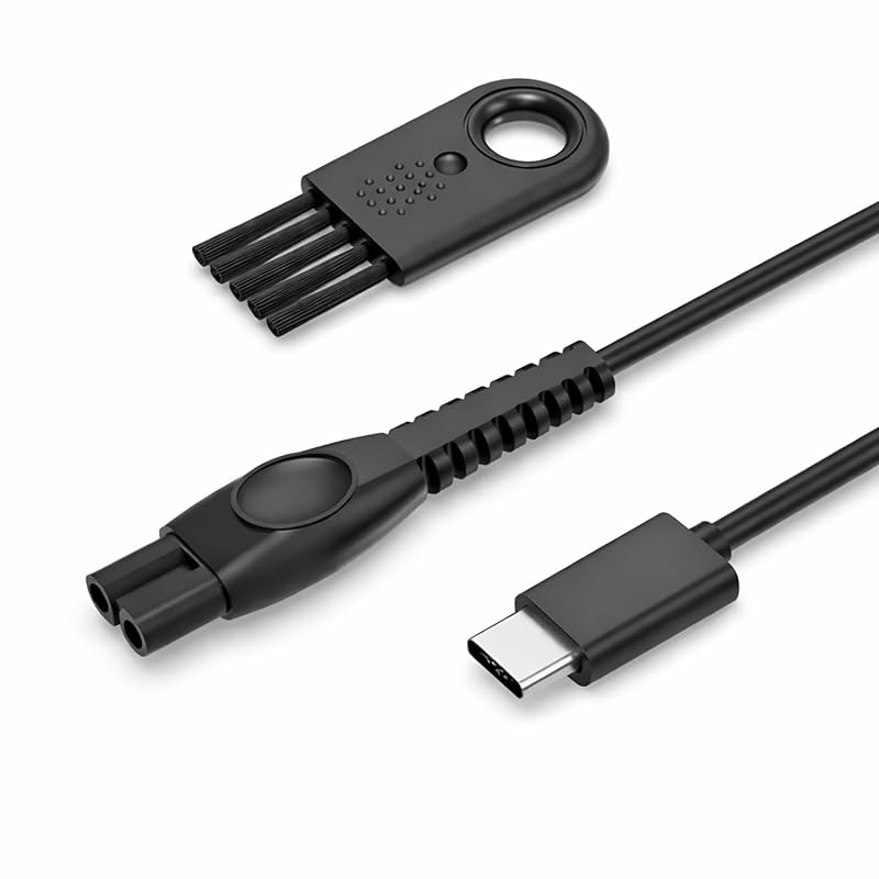 Cabo carregador USB-C Superer 5 V para barbeadores Philips Norelco Wet & Dry