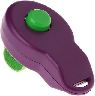 WKabnkn Dog Training Clicker with Elastic Finger Strap Large Button Design Pet Puppy Training Clicker Dog Treated Bag product image