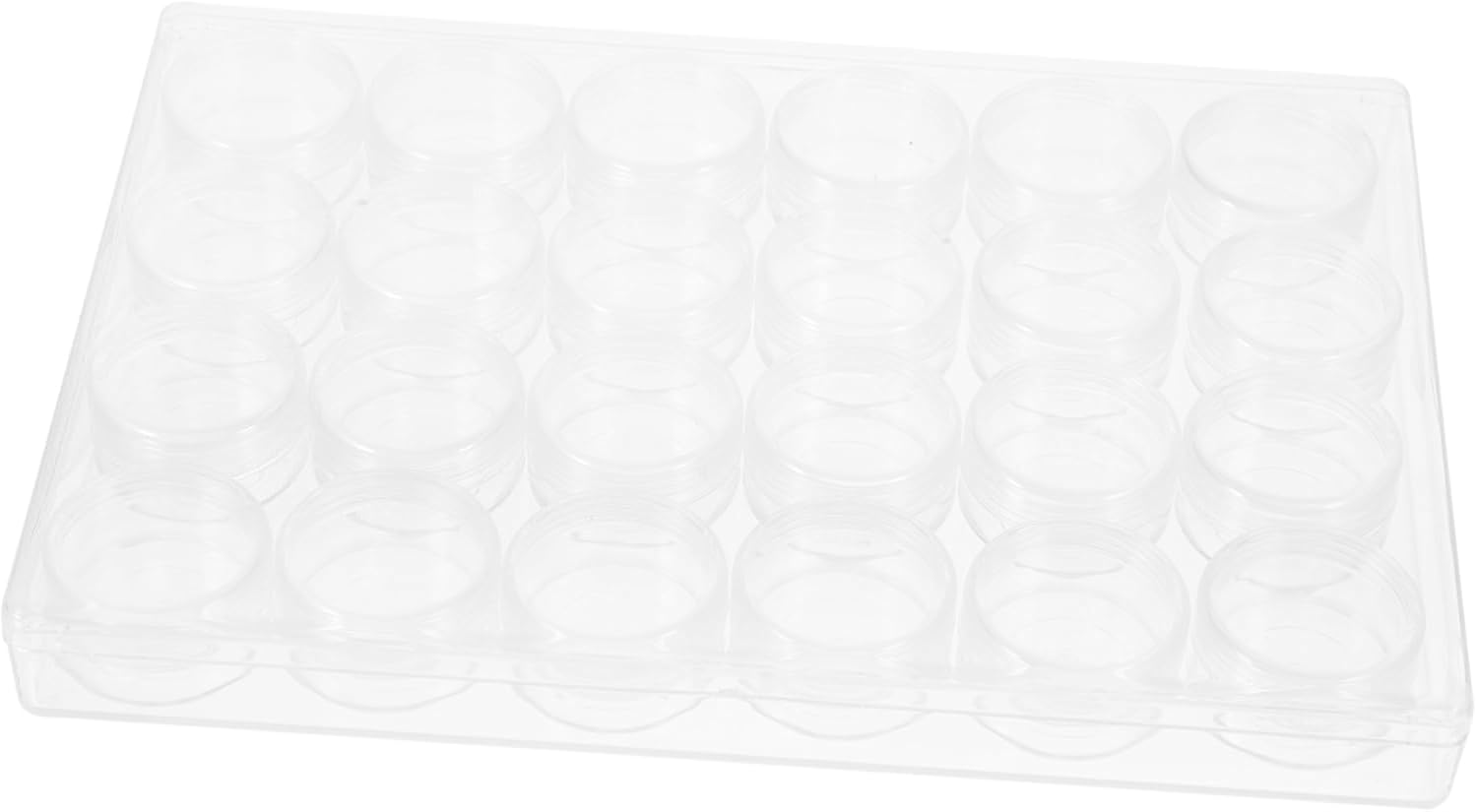 KONTONTY Organizer Box Dividers Bead Storage Boxes for Jewelry Making Diamond Bead Holder Craft Storage Portable Design