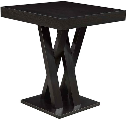 COASTER - Mesa cuadrada con altura de barra