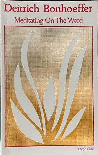 Meditating on the Word (English and German Edit... [Large Print] 0802725910 Book Cover