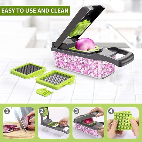 Vegetable Chopper Slicer Onion Dicer - Multi Veggie Mandoline miniatura 7