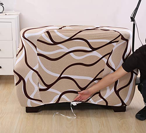 FORCHEER Stretch Couch Covers Sofa Slipcovers Fitted Three Seater Furniture Sofa Protector(Sofa, Printed #9)
