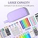 Sooez Wide Opening Pencil Case, Large Capacity Pencil Pouch Organizer Aesthetic Pencil Bag for School Supplies Stationery, Marker Pouch Makeup Bag Organizer