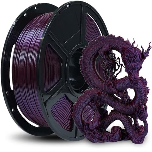 Image of FLASHFORGE 3D Printer Filament, Chameleon PLA Color Shift Filament 1.75mm, Changes Color with Light and Angles, 1KG Spool (2.2lbs), Dimensional Accuracy + /- 0.02mm (Marsala)