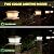EXCMARK Solar Lights for Fence Post Cap Outdoor Deck Lights Waterproof 6 Pack for 4x4/6x6 Wooden/Vinyl Posts Two Light Modes Warm/Cool White Decor for Garden Deck Patio. (White, 4 Pack)