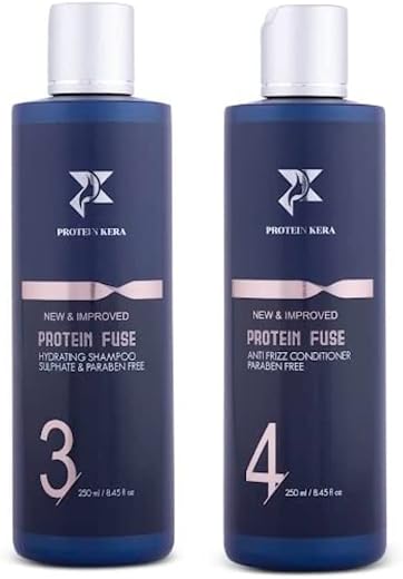 PROTEIN KERA Sulphate-Free Hydrating Shampoo 250 ML And Anti Frizz Conditioner 250ML Paraben Free For Frizz Hair Combo Pack