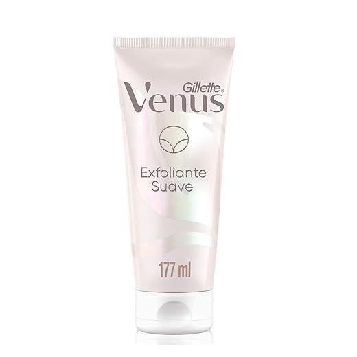 Gillette Venus Esfoliante Suave Especial Para Área Íntima, Protege sua Pele durante Depilação com Lâmina, ph Balanceado, 177 ml