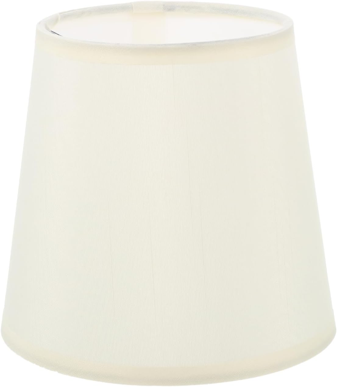 Fomiyes Replacement Lampshade for Table Lamps Light Black Fabric Lampshade Rustic White Pleated Decorative Lamp Shades