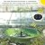 13" Hanging Bird Bath with Solar Fountain,Metal Solar Bird Bath (Green)