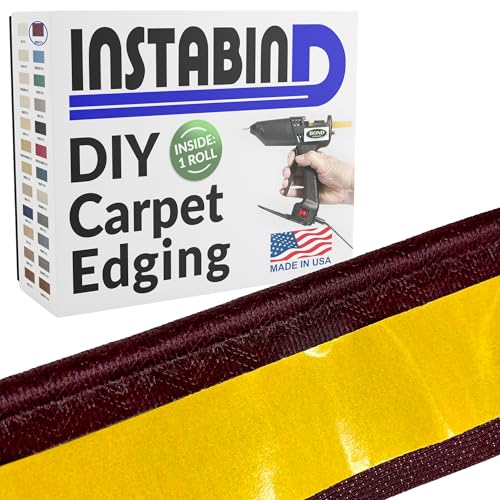 Instabind Carpet Binding - Regular Style, Crimson (54 ft)