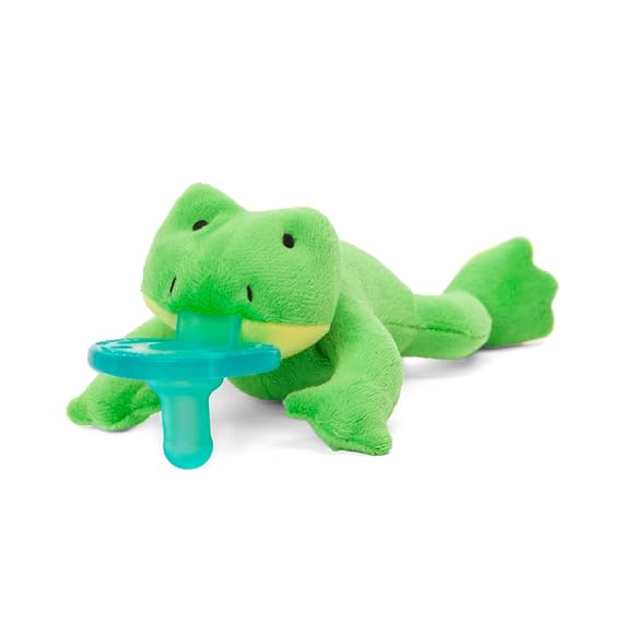 WubbaNub Infant Pacifier - Green Frog