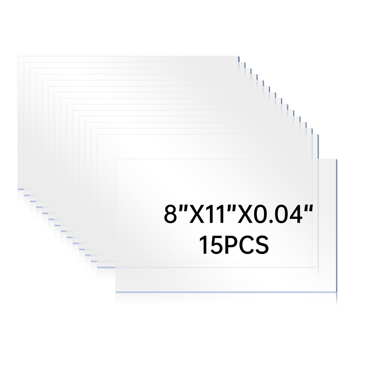 Plexiglass Sheets - 5 Pack, 12x16" -10 Plexiglass Sheets - 5 Pack, 12x16" -10