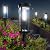 BITPOTT Bright Solar Pathway Lights Outdoor, 8 Pack Solar Garden Lights for Outside Waterproof, Outdoor Solar Lights for Yard Garden Lawn Walkway Driveway Landscape Lighting