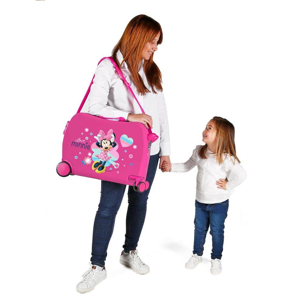 Disney Valigia per bambini 2 ruote multidirezionali Minnie Love