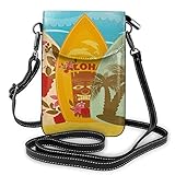☀ Passport purse bag dimension: Length 8.0in * Height 7.6in . Phone purse holder perfect size to fit most of the smart mobile phones with a big screen.