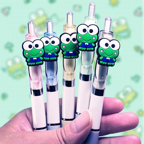 Pack 5 bolígrafos retráctiles con tinta gel negra 0.5 mm miniatura 2