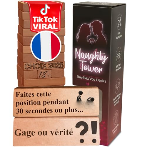 The Sensual Lab 54 Blocs – Jeux Couple – Relation & Complicité – Défis Amusants et Captivants – Cadeau de Saint-Valentin