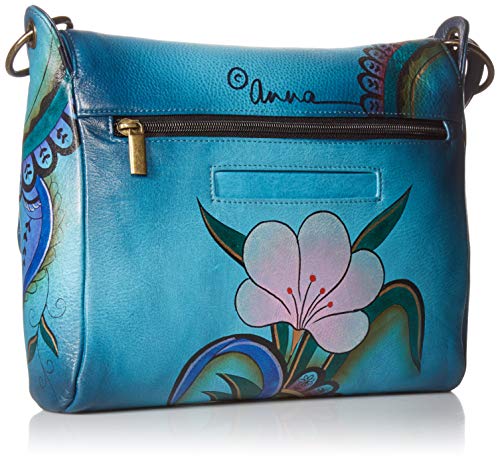 Image of Anna by Anuschka Women's Genuine Leather Flap-Over Medium Shoulder Bag