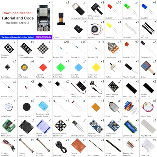 Freenove Ultimate Starter Kit para ESP32-S3 con cámara y tutorial 2