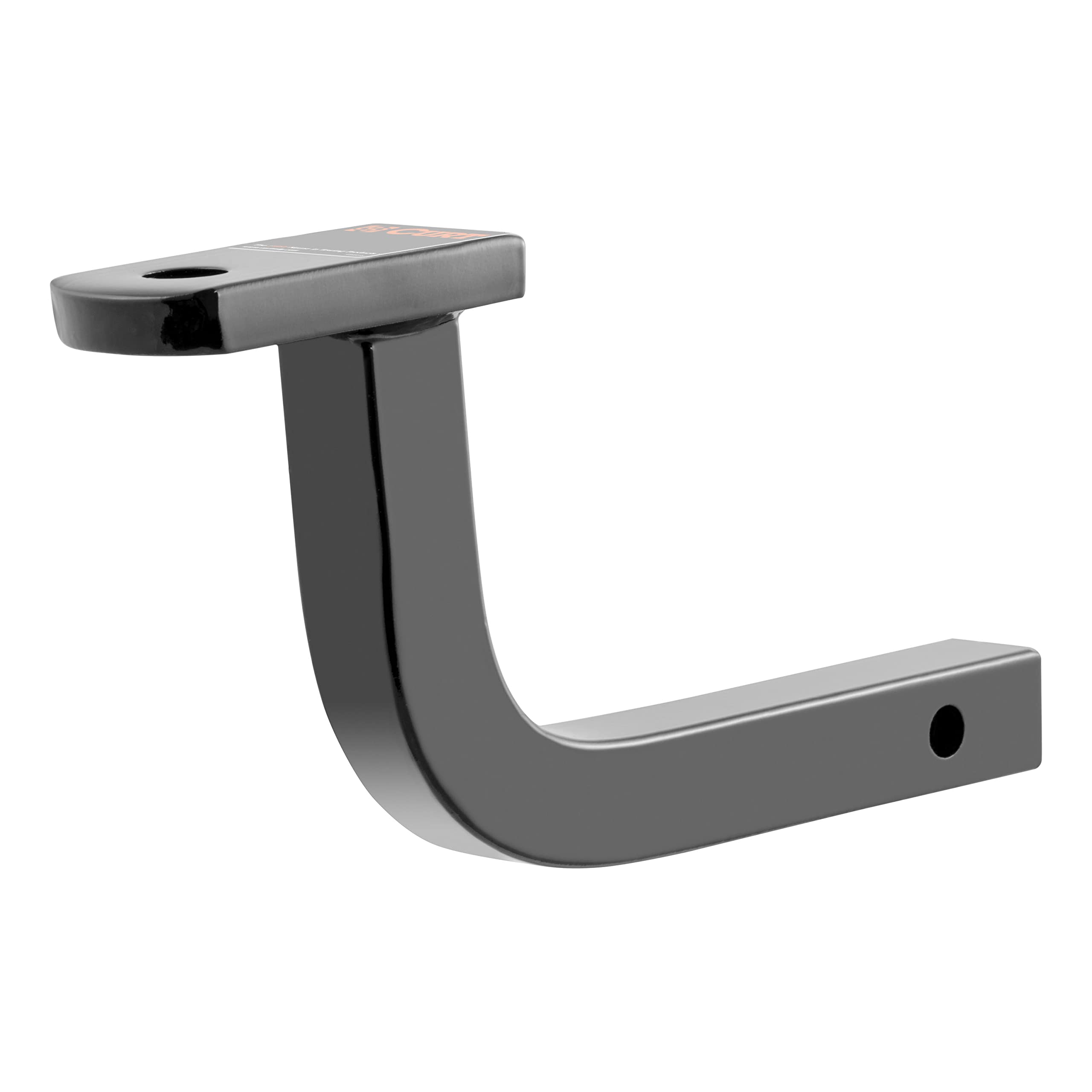 Curt 45024 Class 1 Trailer Hitch Ball Mount, Fits 1-1/4-Inch Receiver, 2,000 Lbs. Gtw, 3/4-Inch Ball Hole, 5-Inch Rise