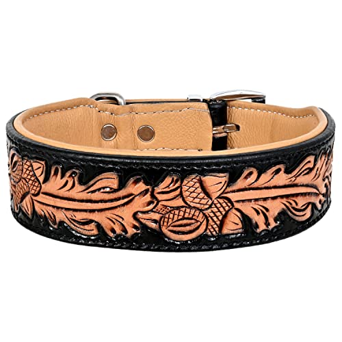 My Family Lederhalsband – Made In Italy, Mit D-Ring & Tag-Halter