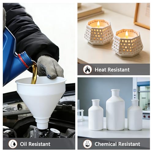 Image of PP Filament 1.75mm Polypropylene Filament,White 1kg /2.2lbs Durable Semi-Flexible 3D Printer Filament for Functional Parts & Prototyping, No Warping, 5 Build Sheets Included