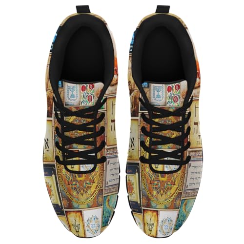 Men Women Jewish Culture Shoes Unisex Running Shoes Non Slip Soft Lightweight Walking Sneakers2