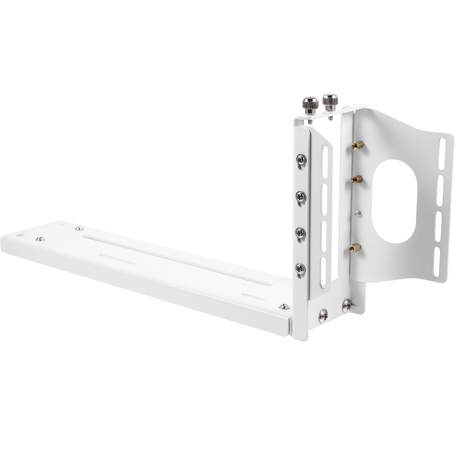 Supporto Gpu Verticale Pci-e a 2 Slot in Lamiera Zincata Bianca