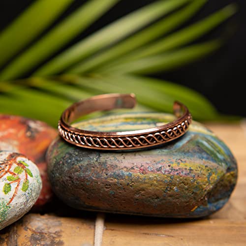 Image of Wonder Care Copper Hand Bracelet For Women And Men|Copper Bracelet Women|Magnetic Copper Bracelet|Copper Cuff Bracelet|Copper Bracelet for Men