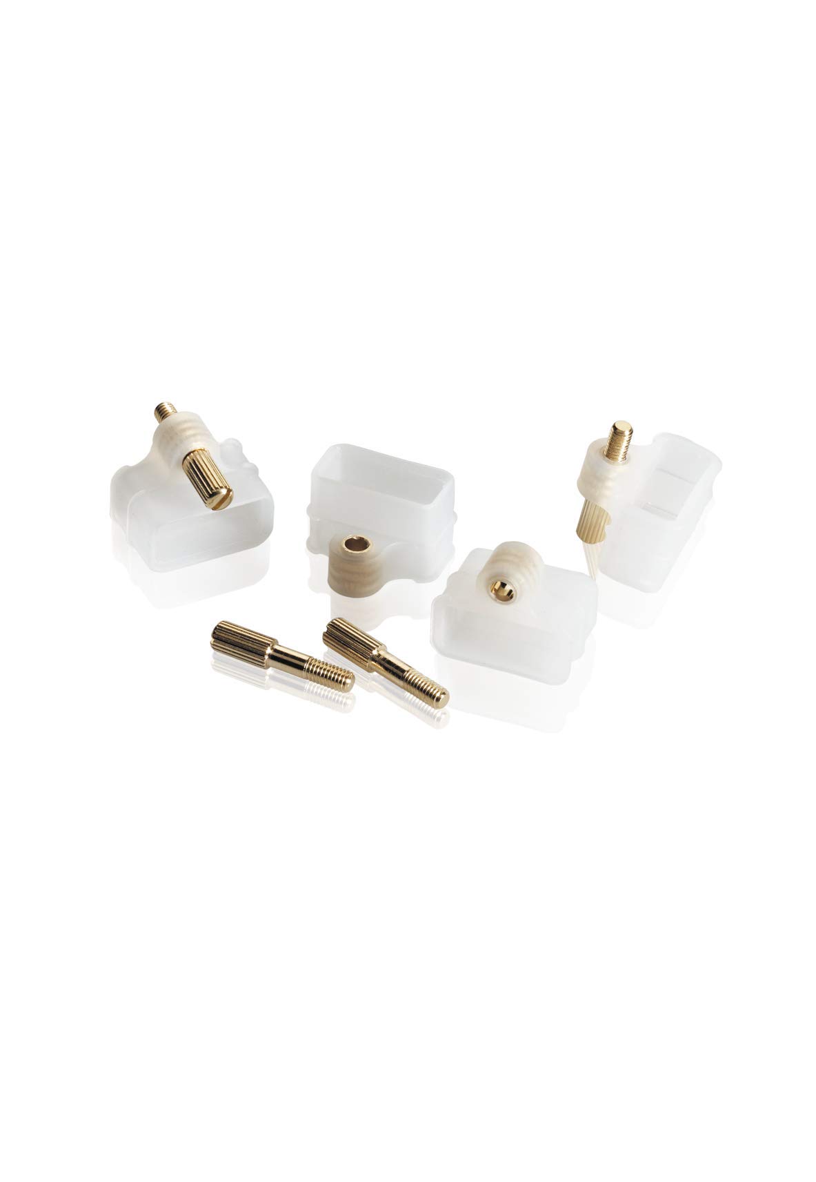 OEHLBACH Pure Lock! - Plastic Caps for Locking HDMI Connectors for TVs, Blu-Ray Players, AV Receivers, Pack of 4