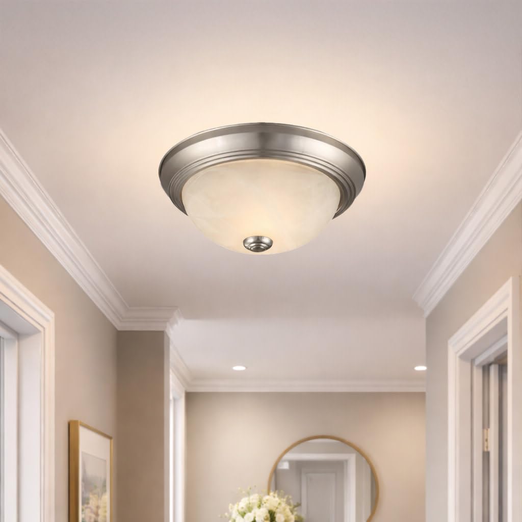 ❤️hime❤️ Design House 2-Pack Flush Mount Ceiling Light, 2-Light Traditional