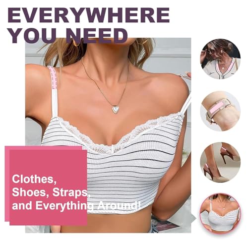 Image of HUBTURE 216 Strips Double Sided Tape for Fashion, Clothing and Body Tape | All Day Strength Invisible Dress Tape for women | Gentle to stick on Skin and clothes | Transparent (216 Strips)
