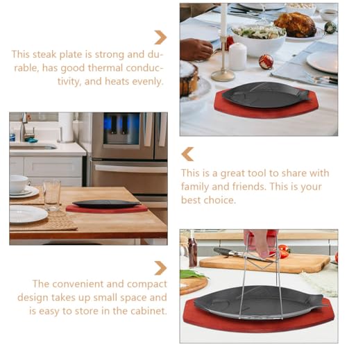 Plaque de cuisson fer de poisson antiadhésive SOLUSTRE pour barbecue extérieur - 8
