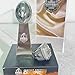 Fantasy Football Championship Trophy & Ring Set (10cm Metal Trophy + 2026 E-Style Ring + Display Case, 3-Piece Fan Collectible Gift)