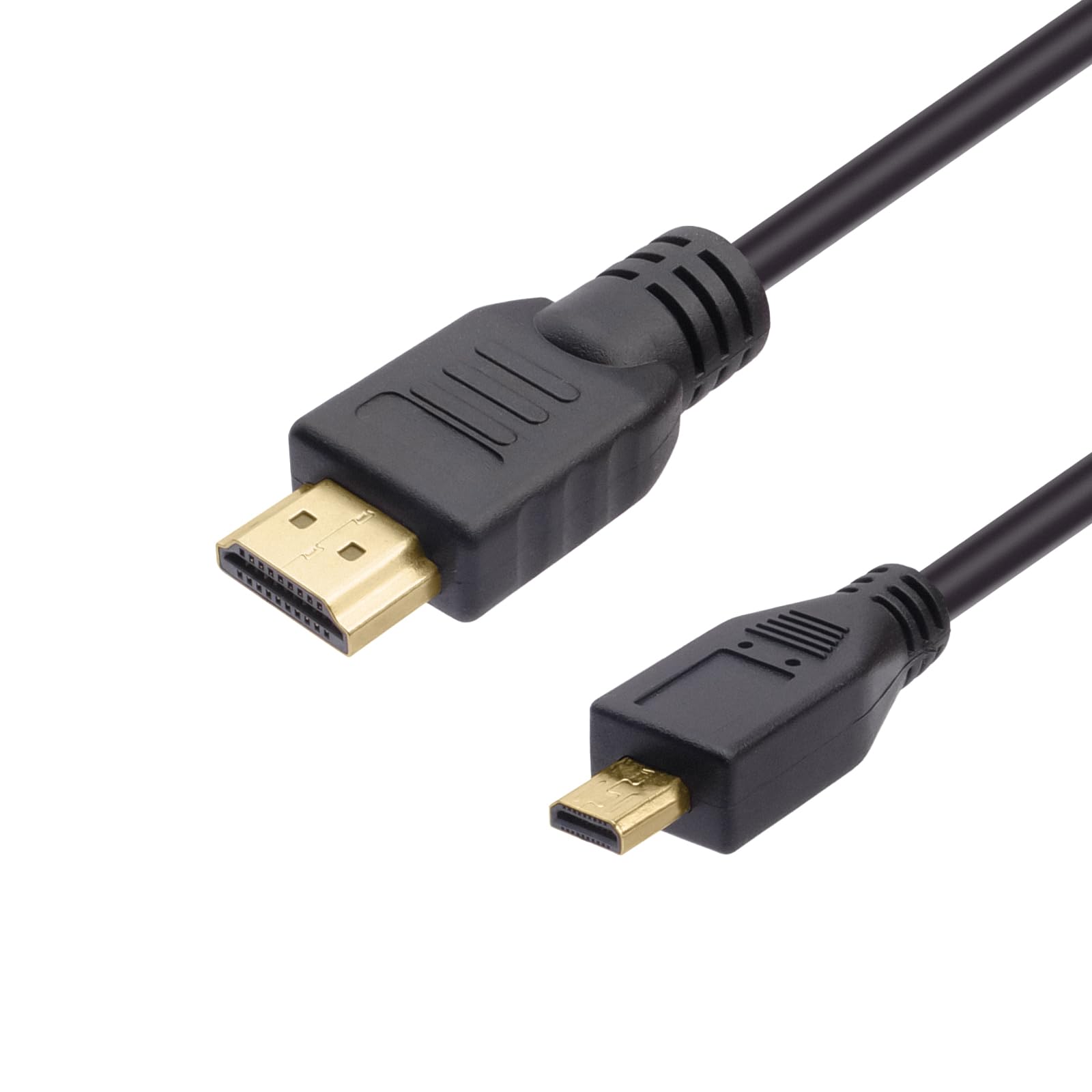 Micro HDMI to HDMI Cable 1.6 FT/50cm Length HDMI Cord Support High Speed 3D,4K,DCI 4k for DSLR Camera,Gimbal HDTV, Gimbals