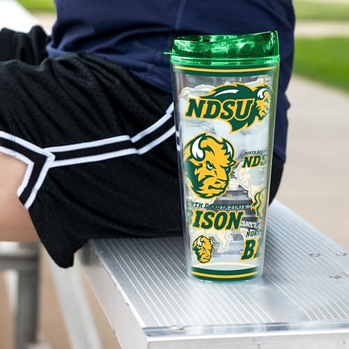 Image of Rico Industries NCAA College Double Wall Mayhem 16oz Or 20oz Tritan Tumbler W Lid