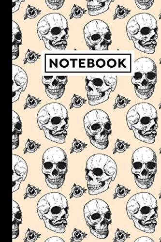 Notebook: Skulls Journal, Skulls Themed Gift For Skull Lovers And People Who Like Skulls, Skulls Notebook, 6 x 9 Inches