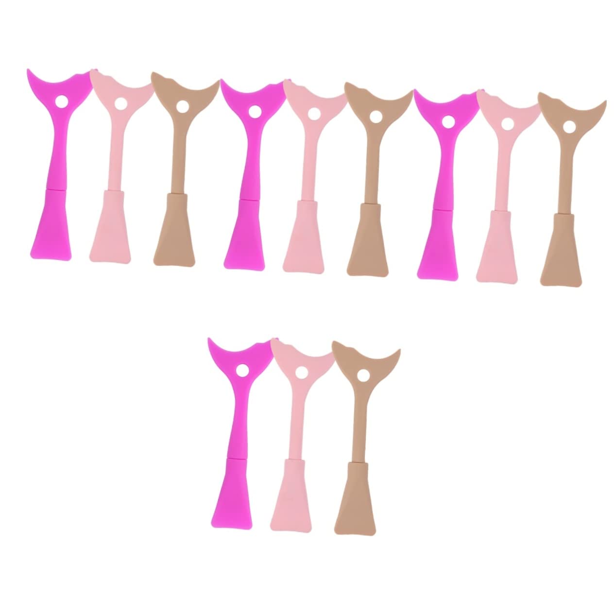 POPETPOP 12pezzi Strumenti Per Applicatore Di Eyeliner e Protezione Mascara Guida Per Trucco Occhi Facile e Veloce