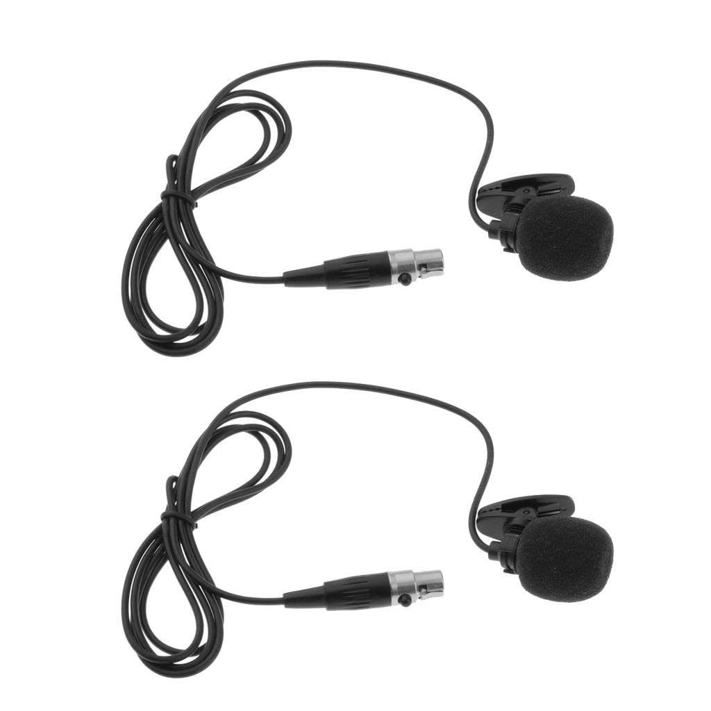 2pcs Lavalier Microphone Condenser Lapel Tie Clip for Wireless Transmitter-image-15