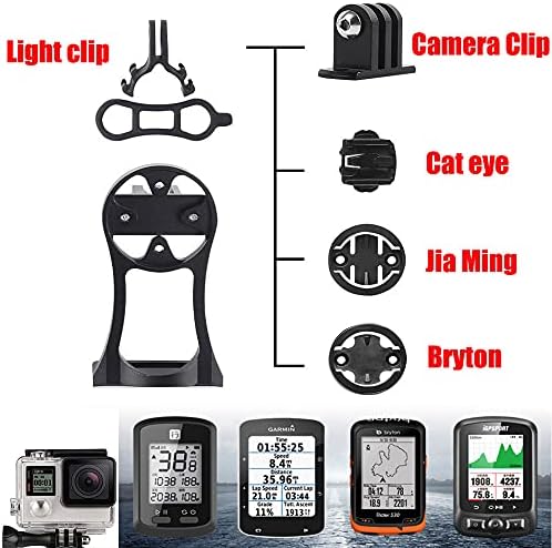 Bike Stem Extension Holder,Out Front Combo Bike Mount Bicycle Computer Mount Stand Garmin Mount for Garmin Edge/Bryton Rider/CatEye/Camera